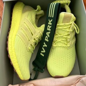 Ivy Park x Adidas Ultra Boost OG Neon Yellow Green